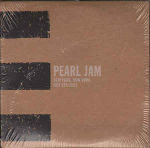 PEARL JAM - NEW YORK NEW YORK 2003
