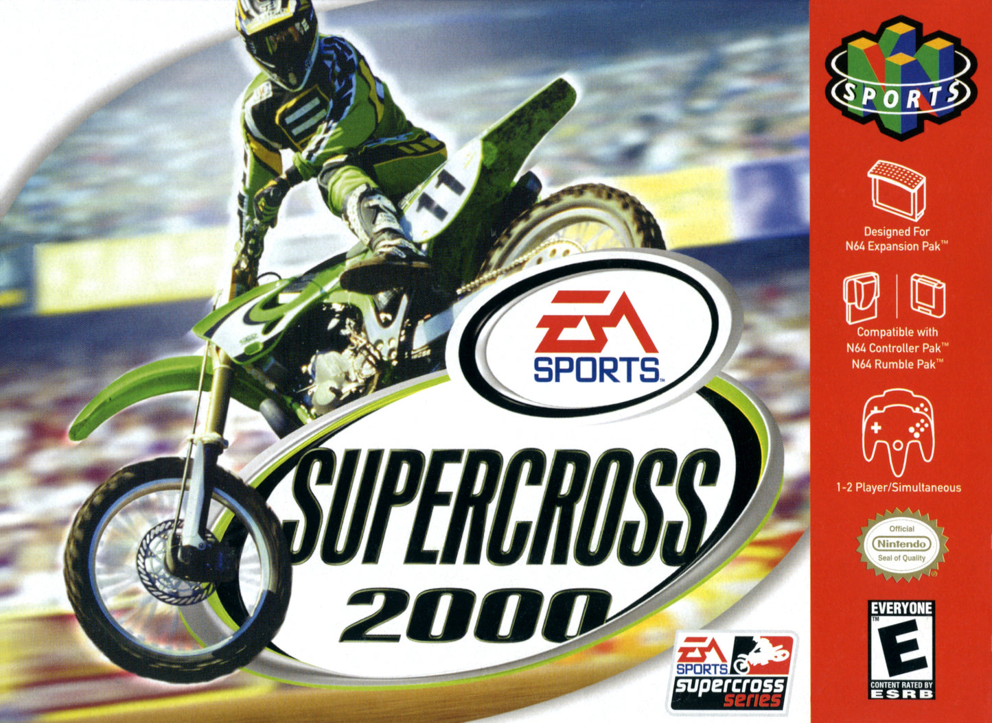 SUPERCROSS 2000 - N64 (W/BOX)