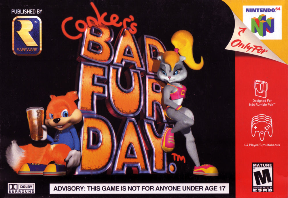 CONKER'S BAD FUR DAY - N64