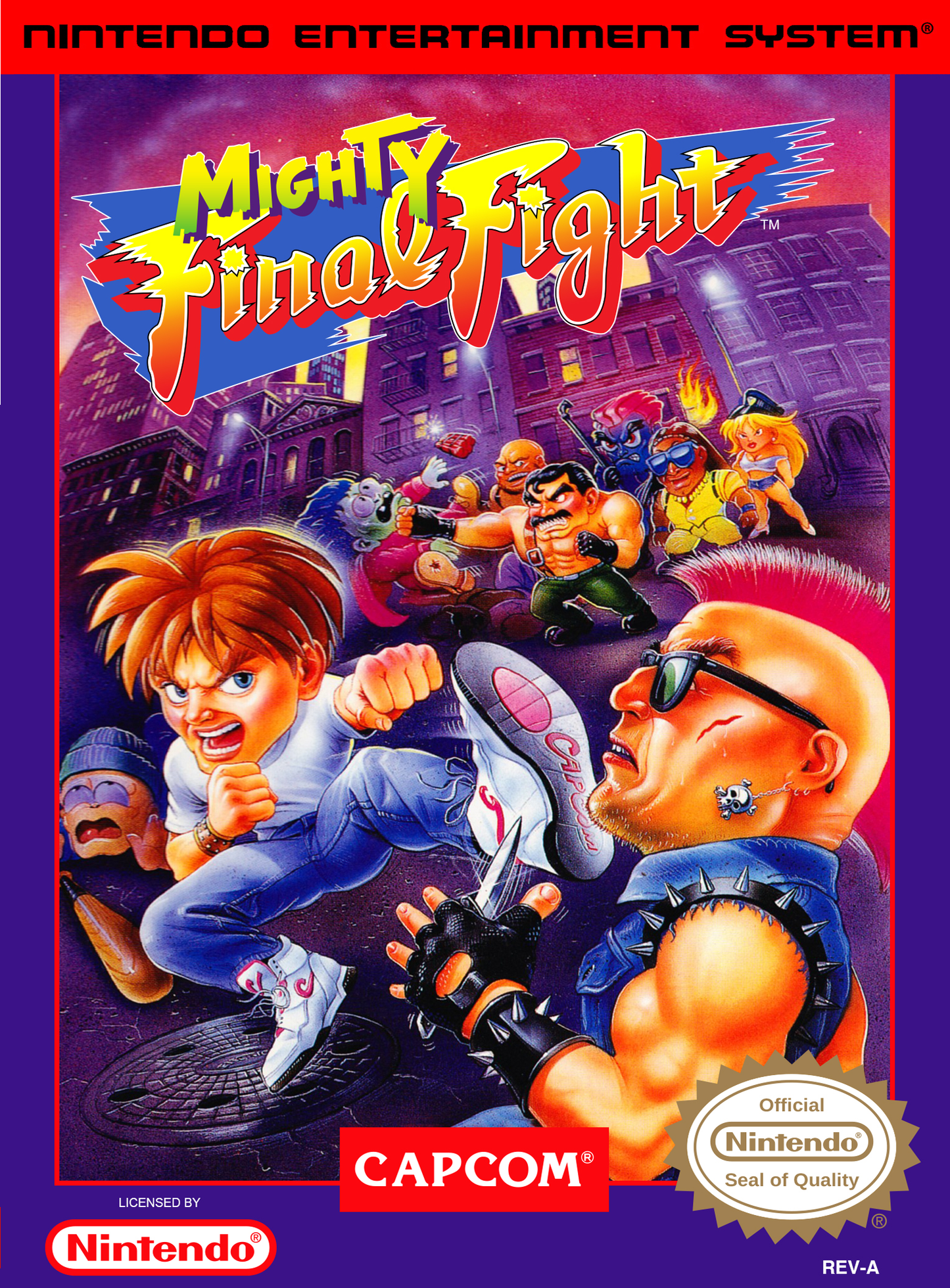MIGHTY FINAL FIGHT - NES (W/BOX & MANUAL)