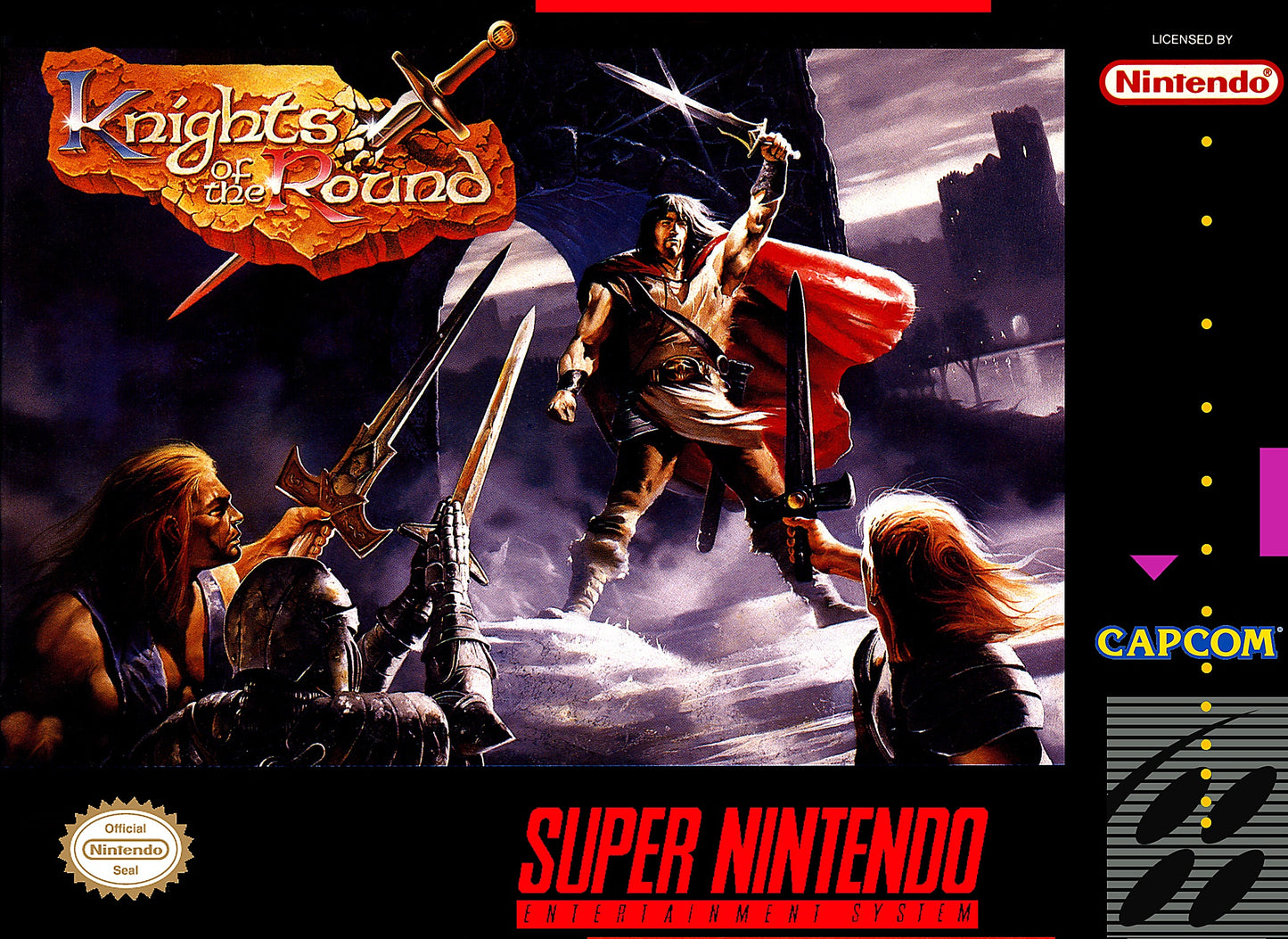 KNIGHTS OF THE ROUND - SNES (W/BOX)