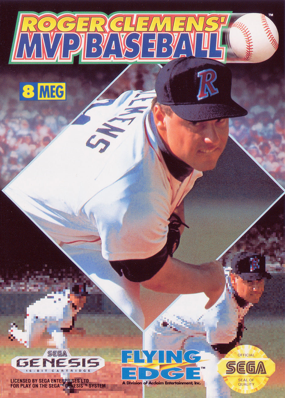 ROGER CLEMENS' MVP BASEBALL - NES (CARTRIDGE ONLY)