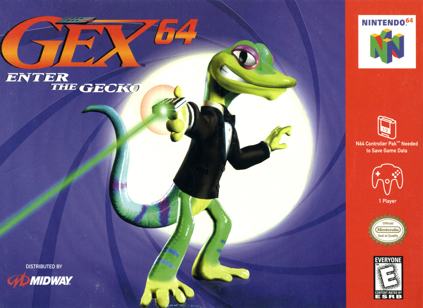 GEX 64 - N64 (W/BOX & MANUAL)