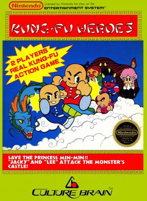 KUNG FU HEROES - NES (W/BOX)