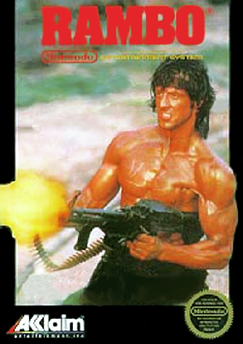 RAMBO - NES (W/BOX & MANUAL)