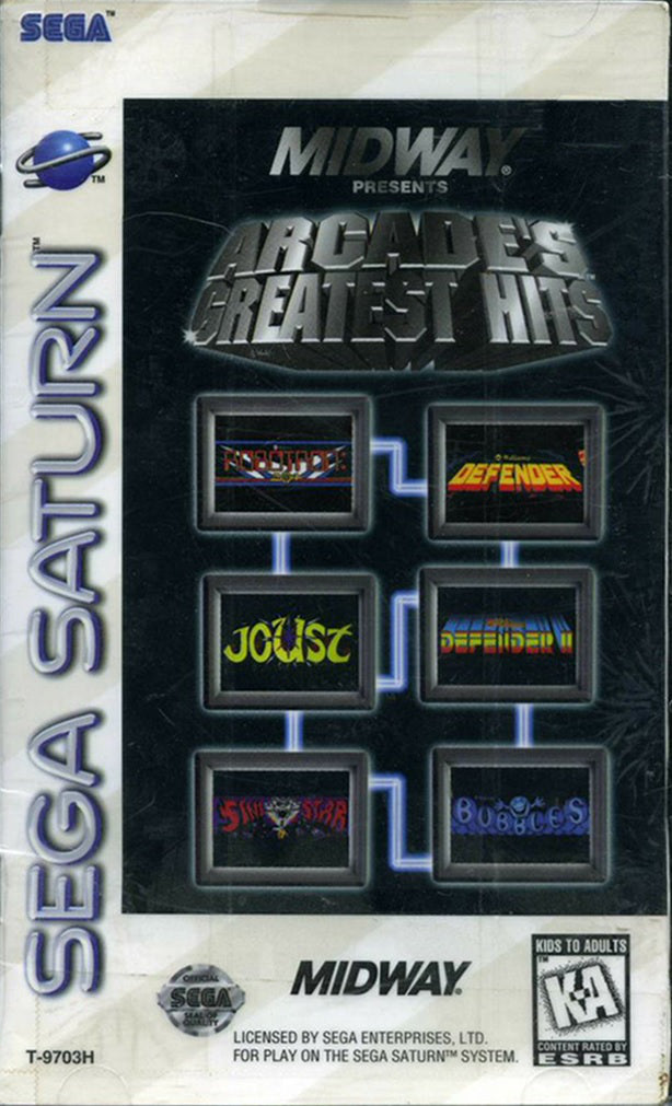 WILLIAMS ARCADE'S GREATEST HITS - SATURN