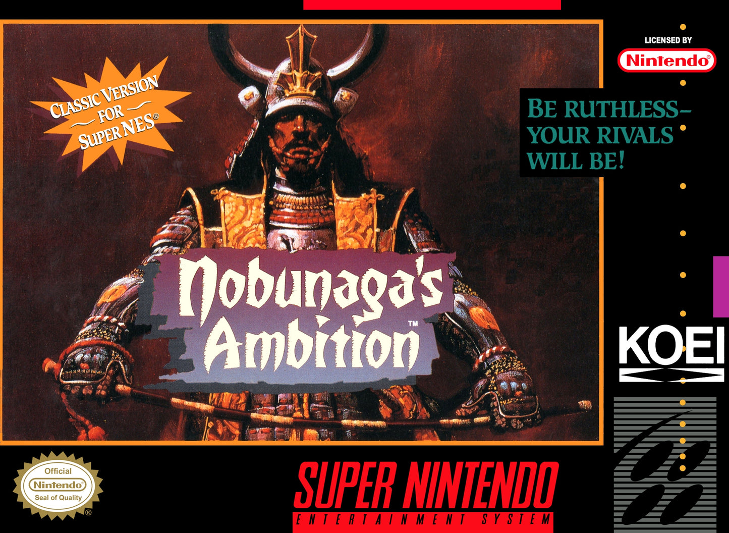 NOBUNAGA'S AMBITION - SNES