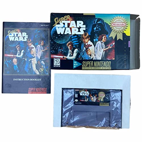 SUPER STAR WARS - SNES (W/BOX & MANUAL)(SEALED)