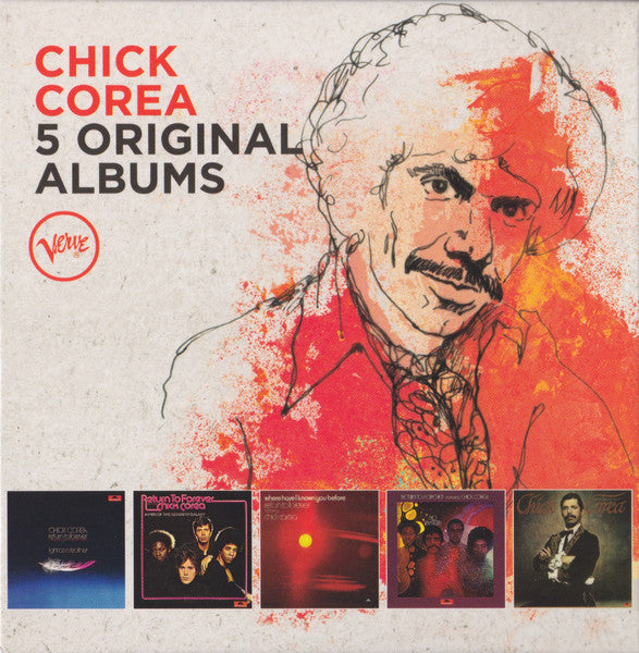 COREA, CHICK - 5 ORIGINAL ALBUMS (VERVE)(5CDS)