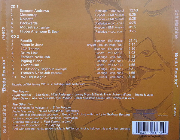 SOFT MACHINE - BREDA REACTOR