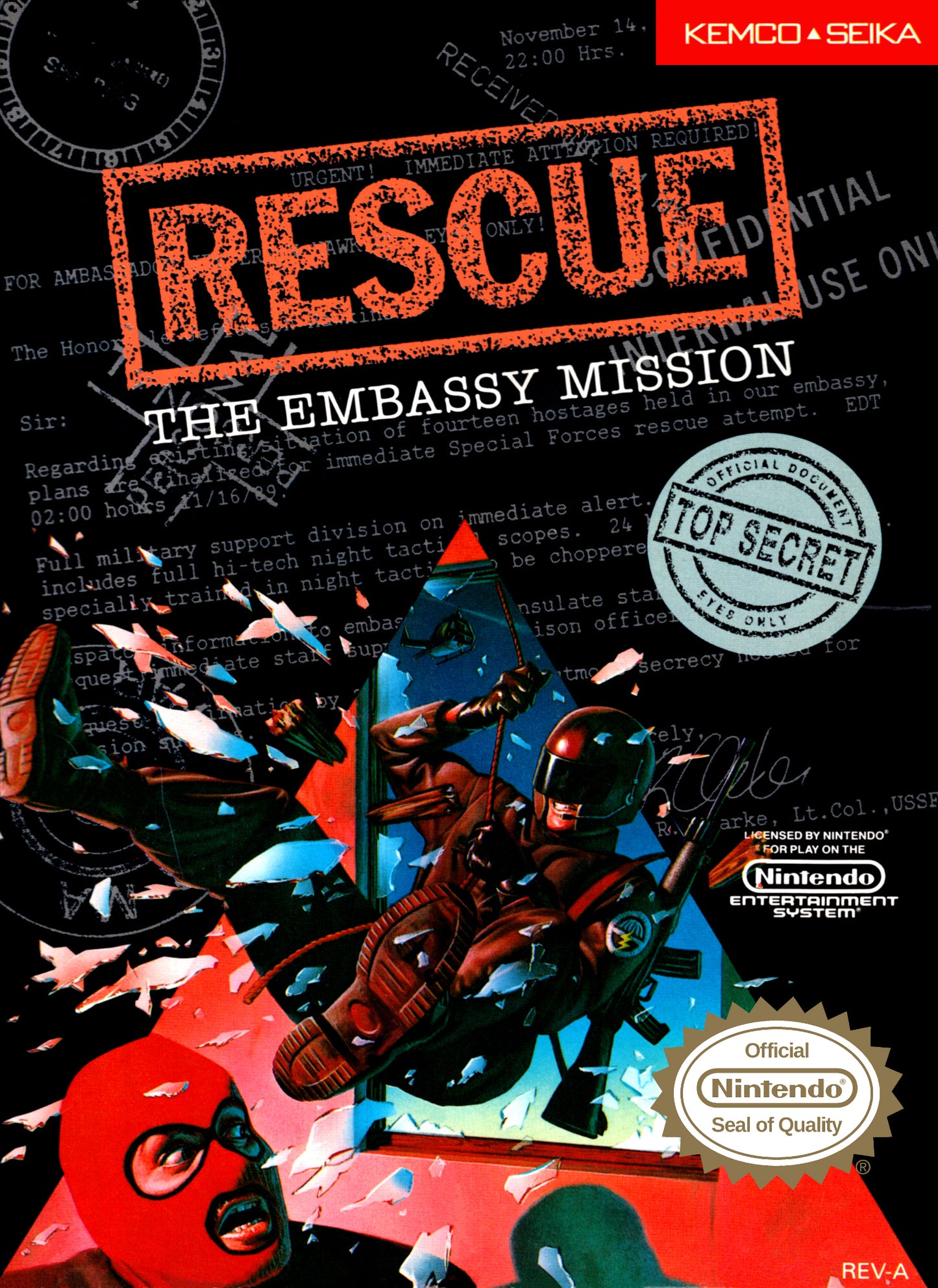 RESCUE: THE EMBASSY MISSION - NES (W/BOX)