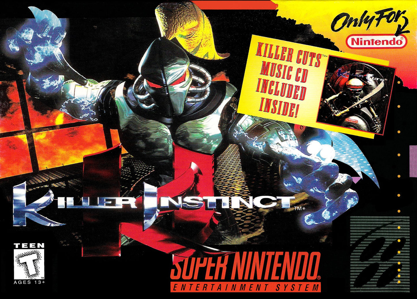 KILLER INSTINCT - SNES (W/BOX & MANUAL)