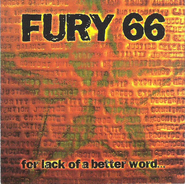 FURY 66 - FOR LACK OF A BETTER WORD