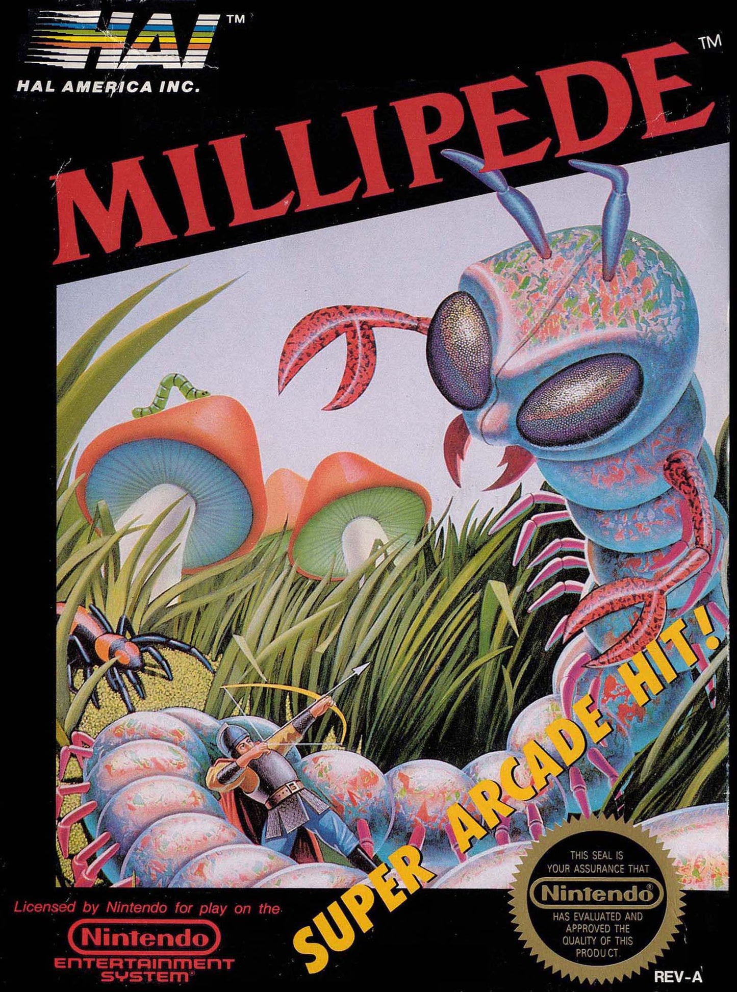MILLIPEDE - NES (W/BOX & MANUAL)