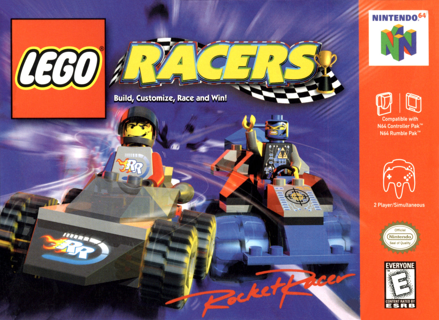 LEGO RACERS - N64 (W/BOX)