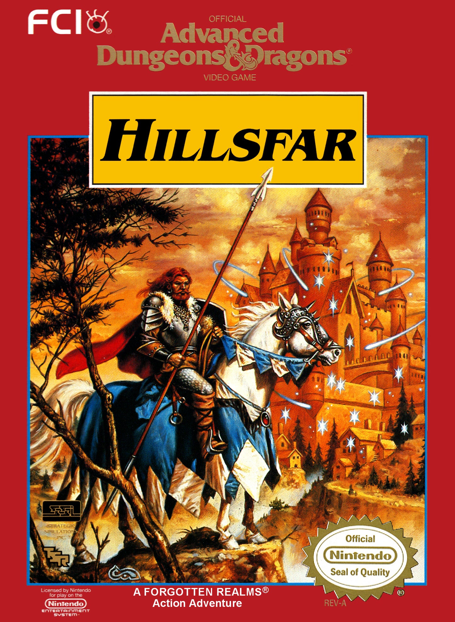 ADVANCED DUNGEONS & DRAGONS: HILLSFA - NES (W/BOX)