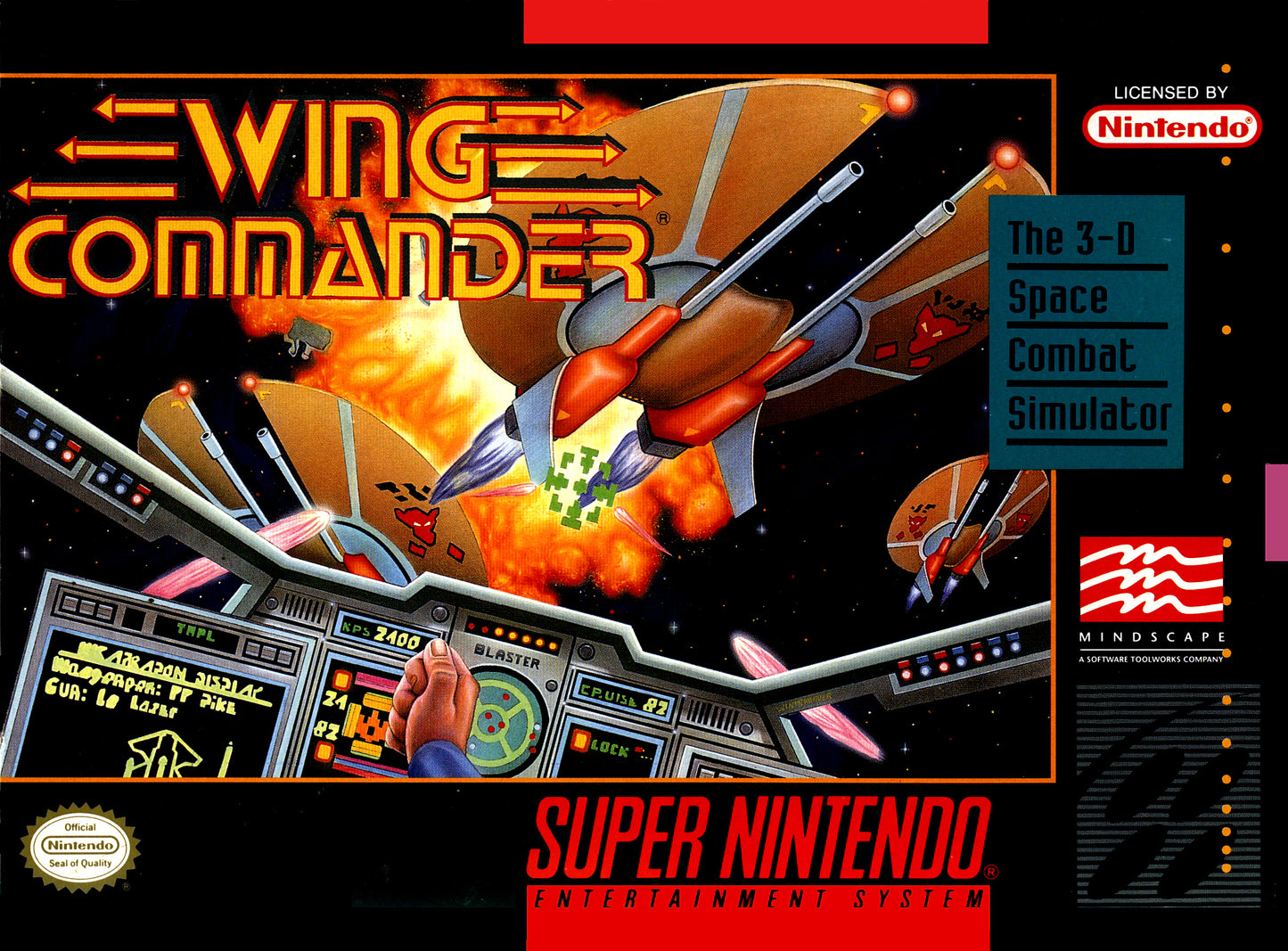 WING COMMANDER - SNES (W/BOX)