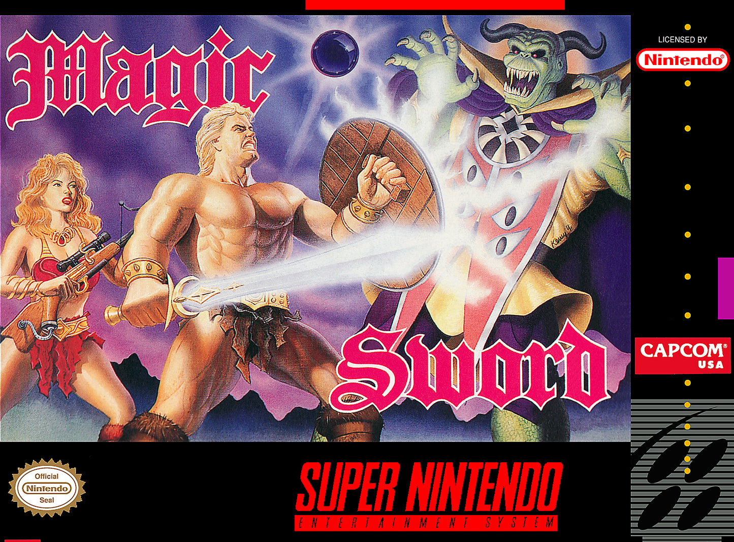 MAGIC SWORD - SNES
