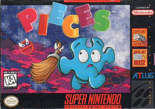 PIECES - SNES (W/BOX & MANUAL)