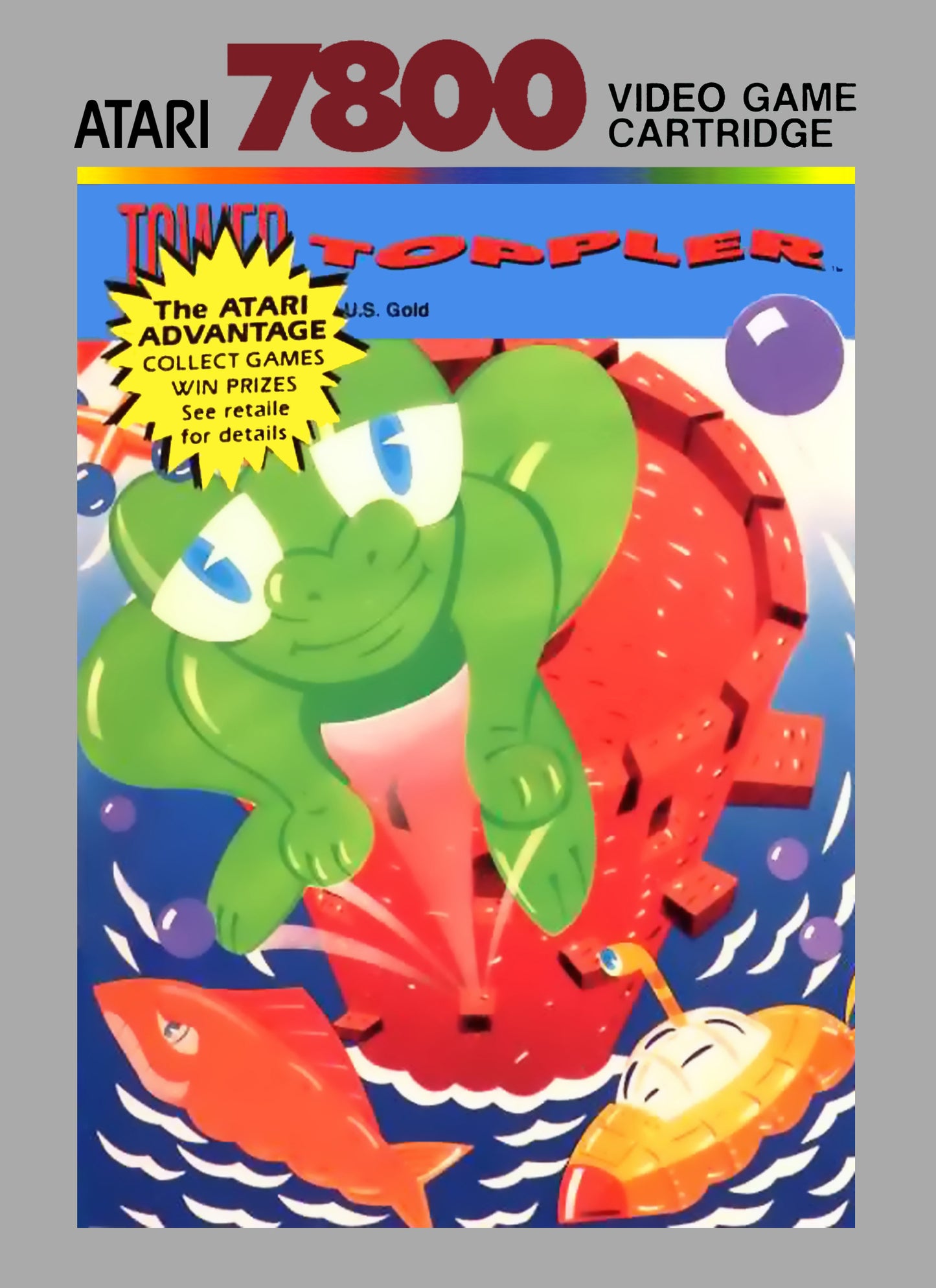 TOWER TOPPLER - ATARI7800