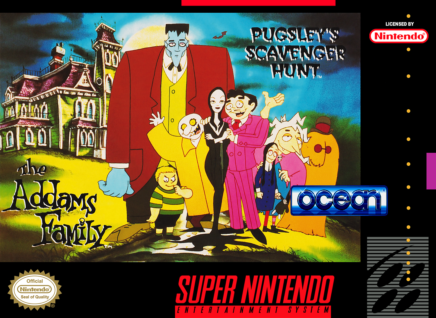 ADDAMS FAMILY: PUGSLEY'S SCAVENGER HUNT - SNES