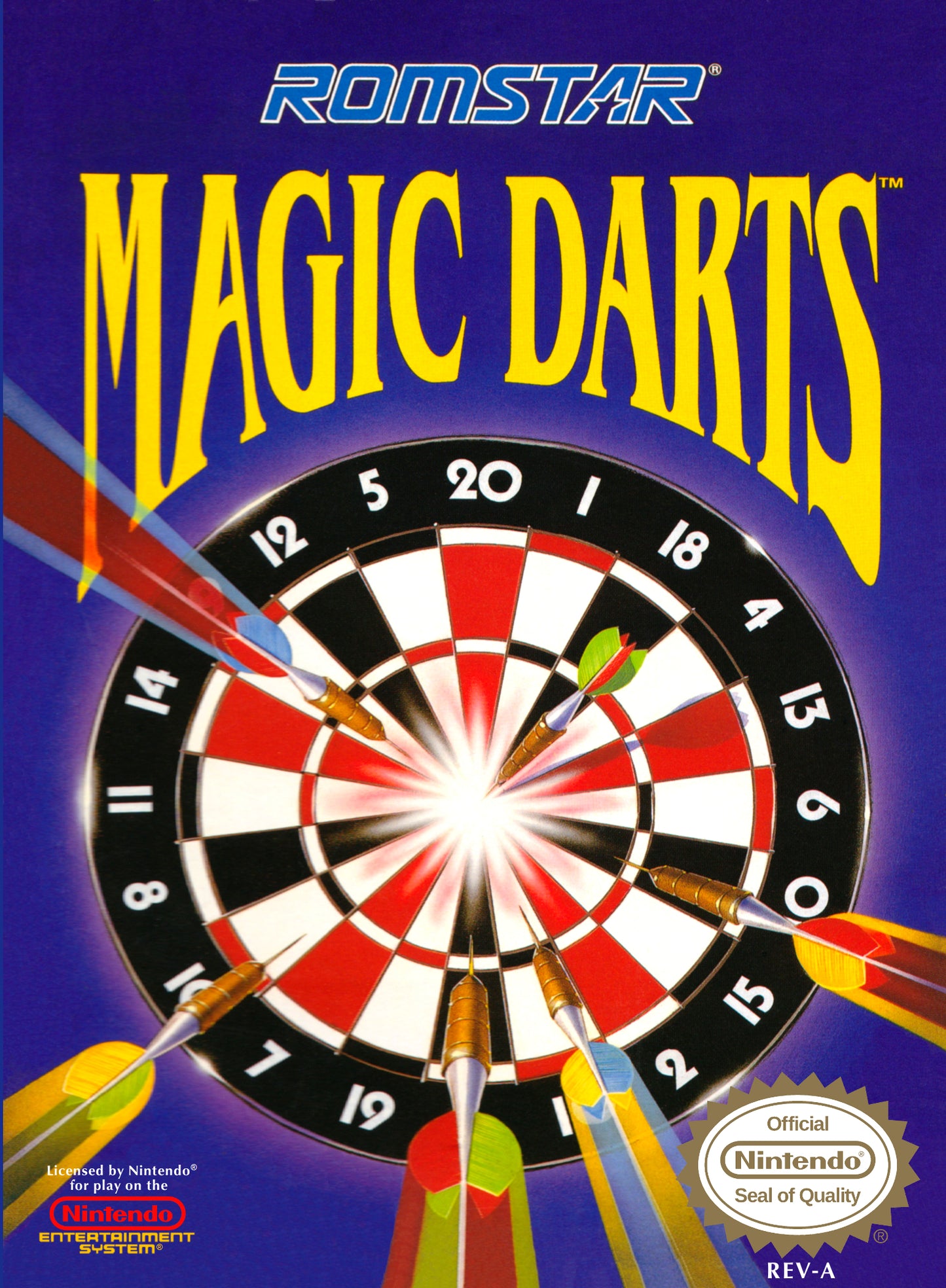 MAGIC DARTS - NES (W/BOX)