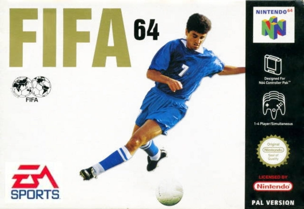 FIFA 64 - N64 (W/BOX & MANUAL)
