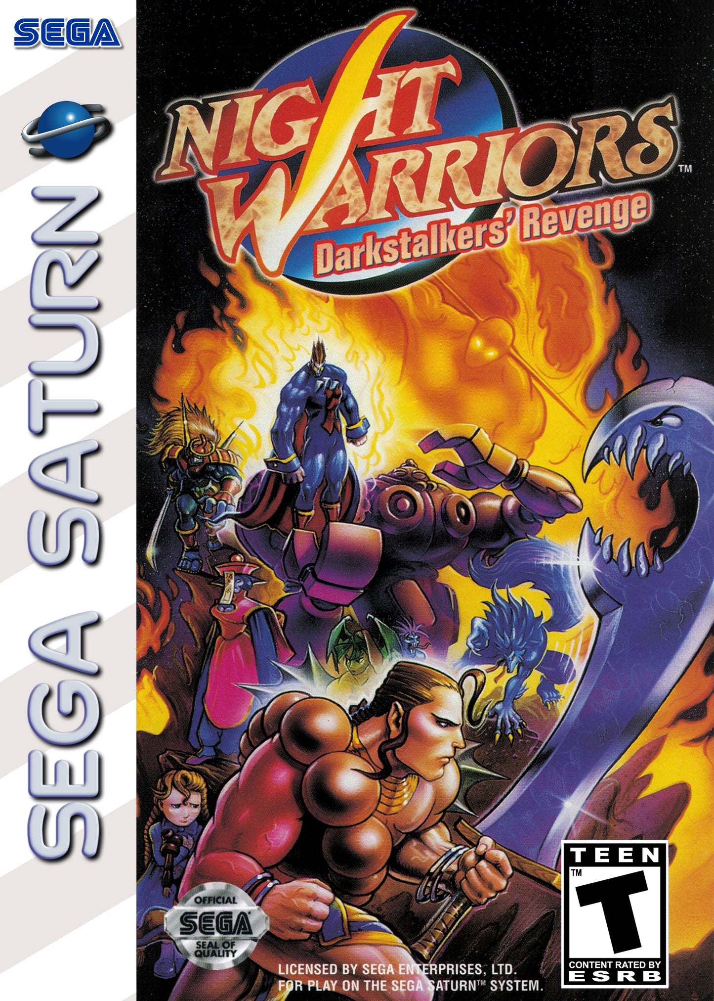 NIGHT WARRIORS: DARKSTALKERS' REVENGE - SATURN