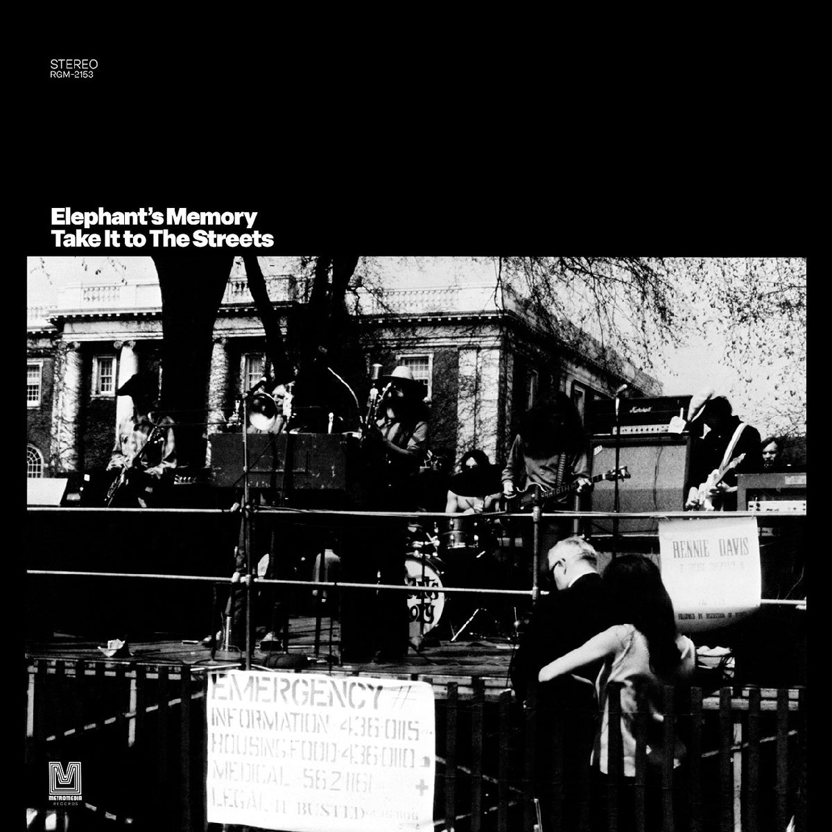 ELEPHANT'S MEMORY - TAKE IT TO THE STREETS - REMASTERED (CLEAR WITH BLACK SWIRL VINYL)