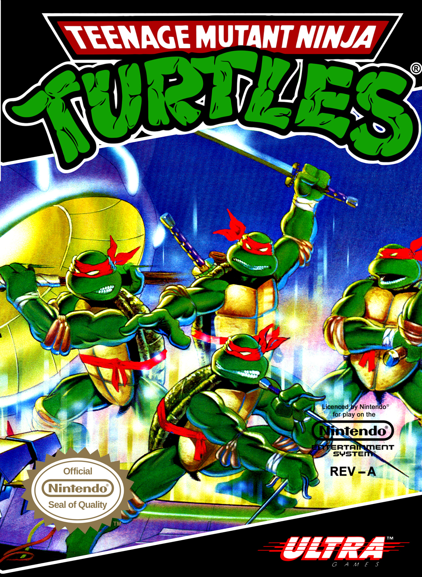 TEENAGE MUTANT NINJA TURTLES - NES (W/BOX)