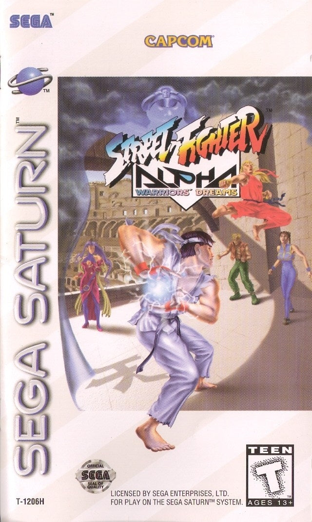 STREET FIGHTER ALPHA: WARRIORS' DREAMS - SATURN