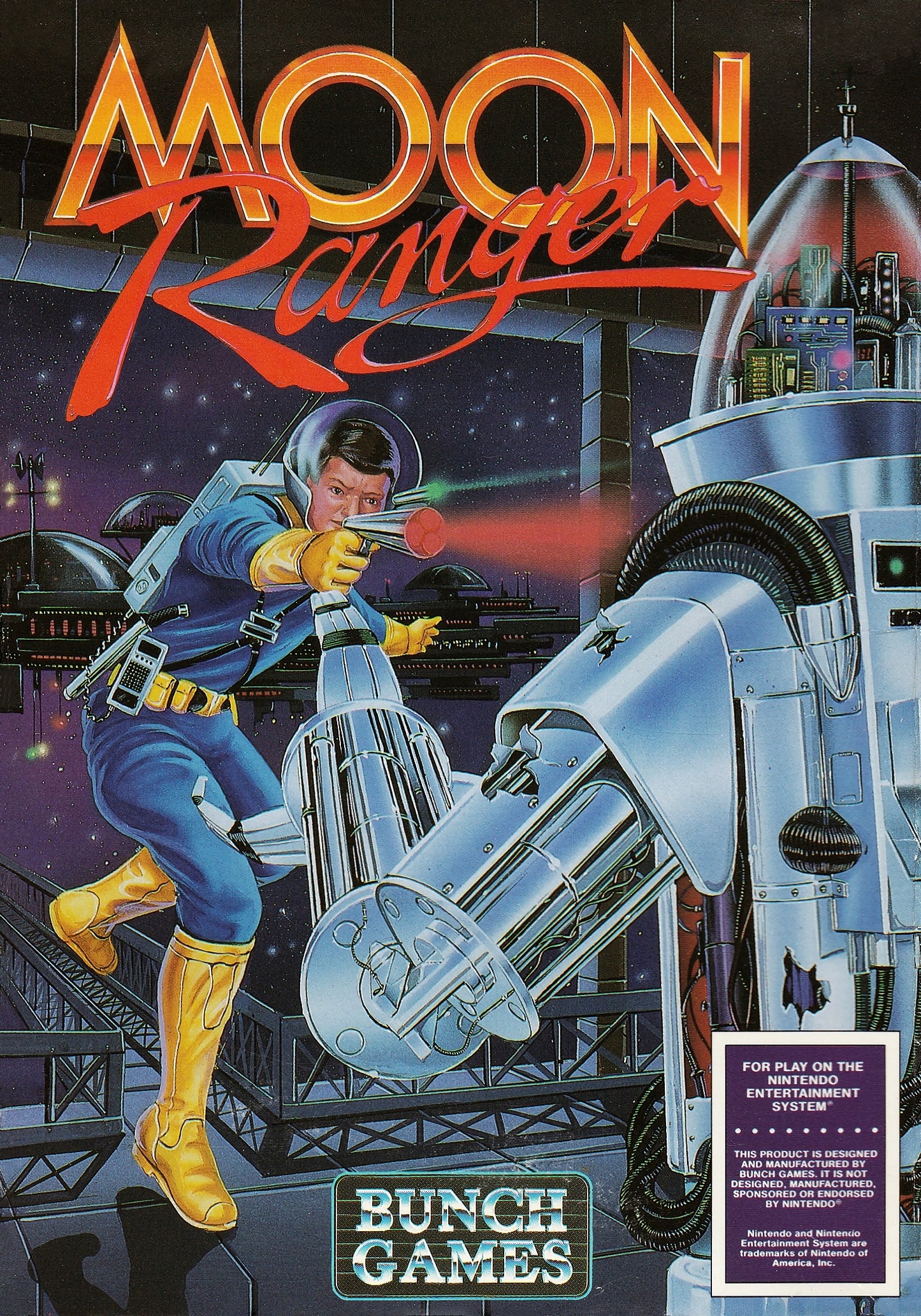 MOON RANGER - NES (W/BOX & MANUAL)