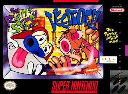 REN & STIMPY SHOW: VEEDIOTS - SNES (W/BOX & MANUAL)