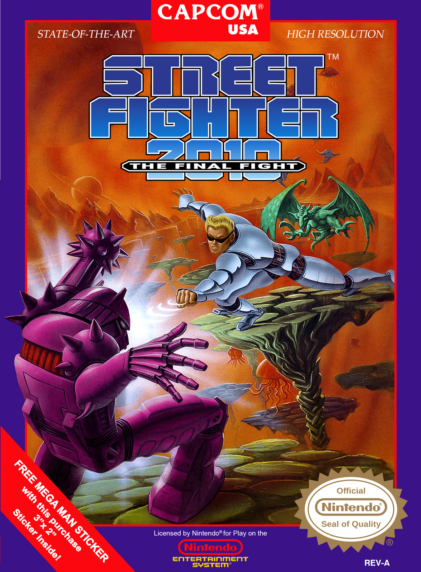 STREET FIGHTER 2010: THE FINAL FIGHT - NES