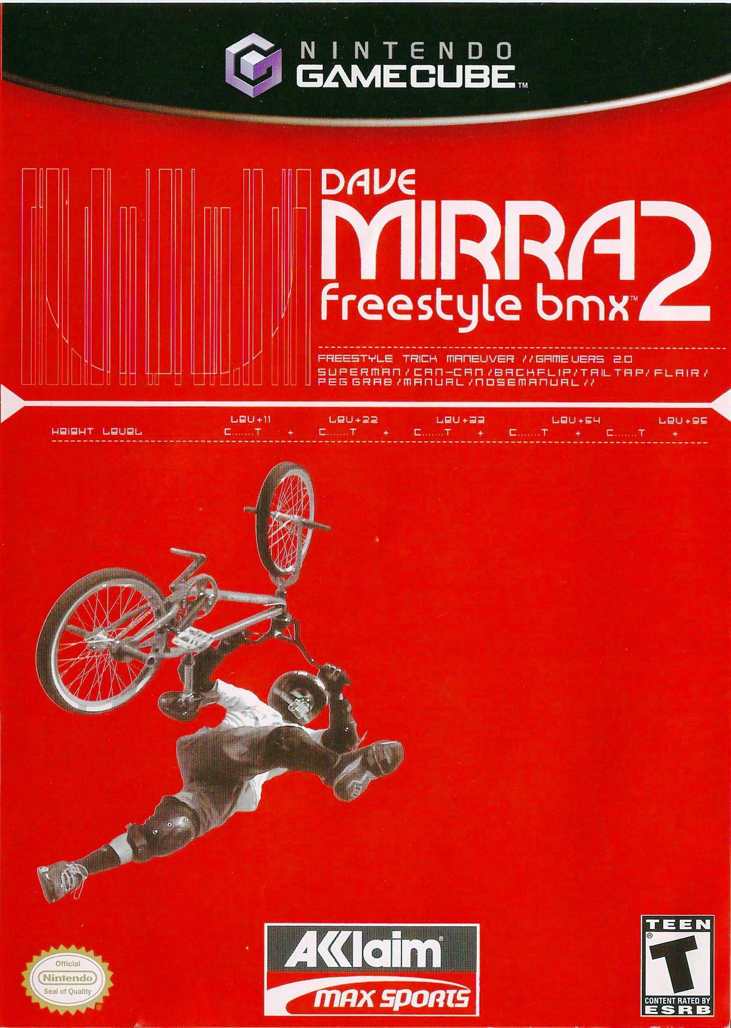 DAVE MIRRA FREESTYLE BMX 2 (PLAYER'S CHO - GCB