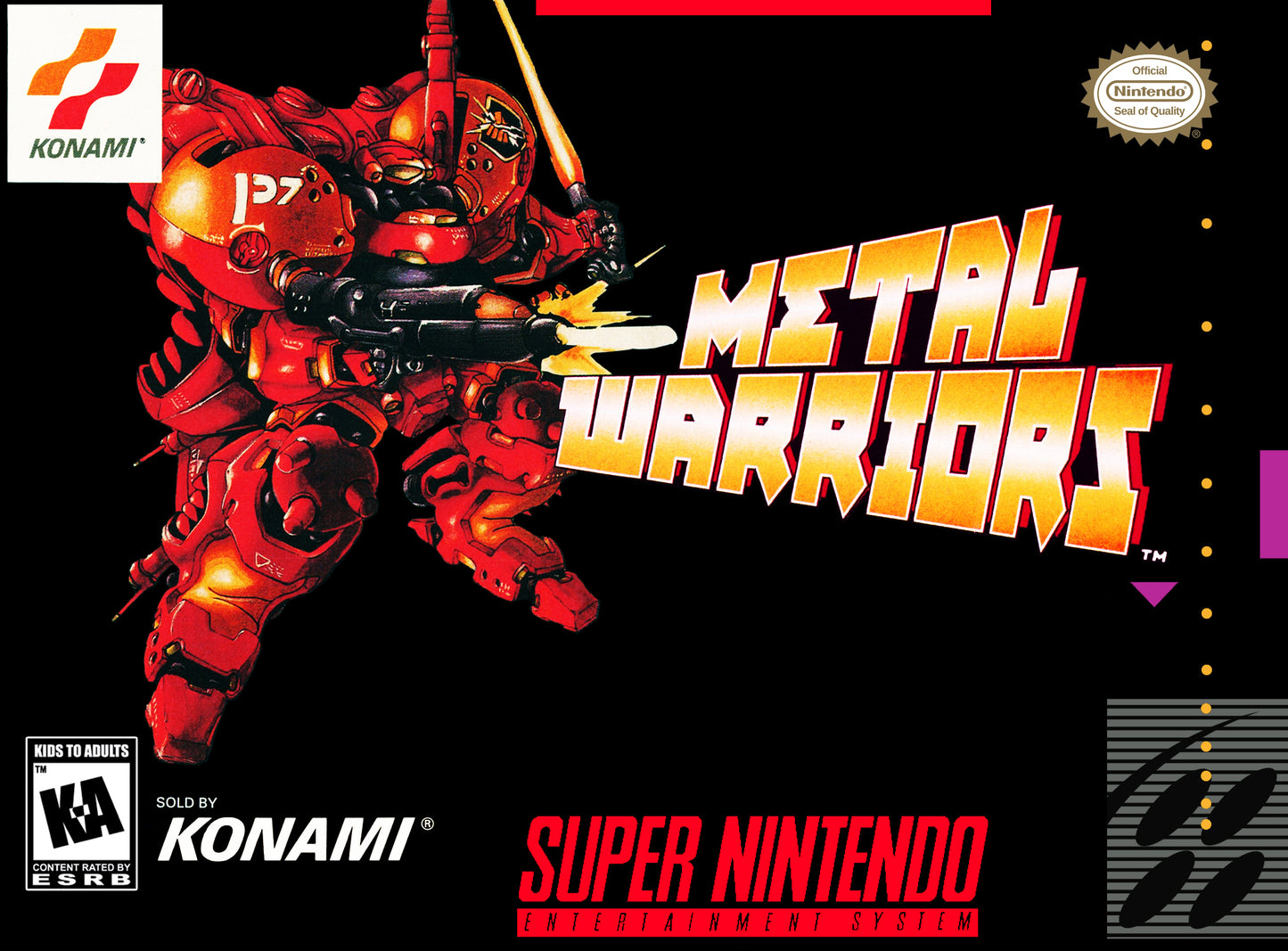 METAL WARRIORS - SNES