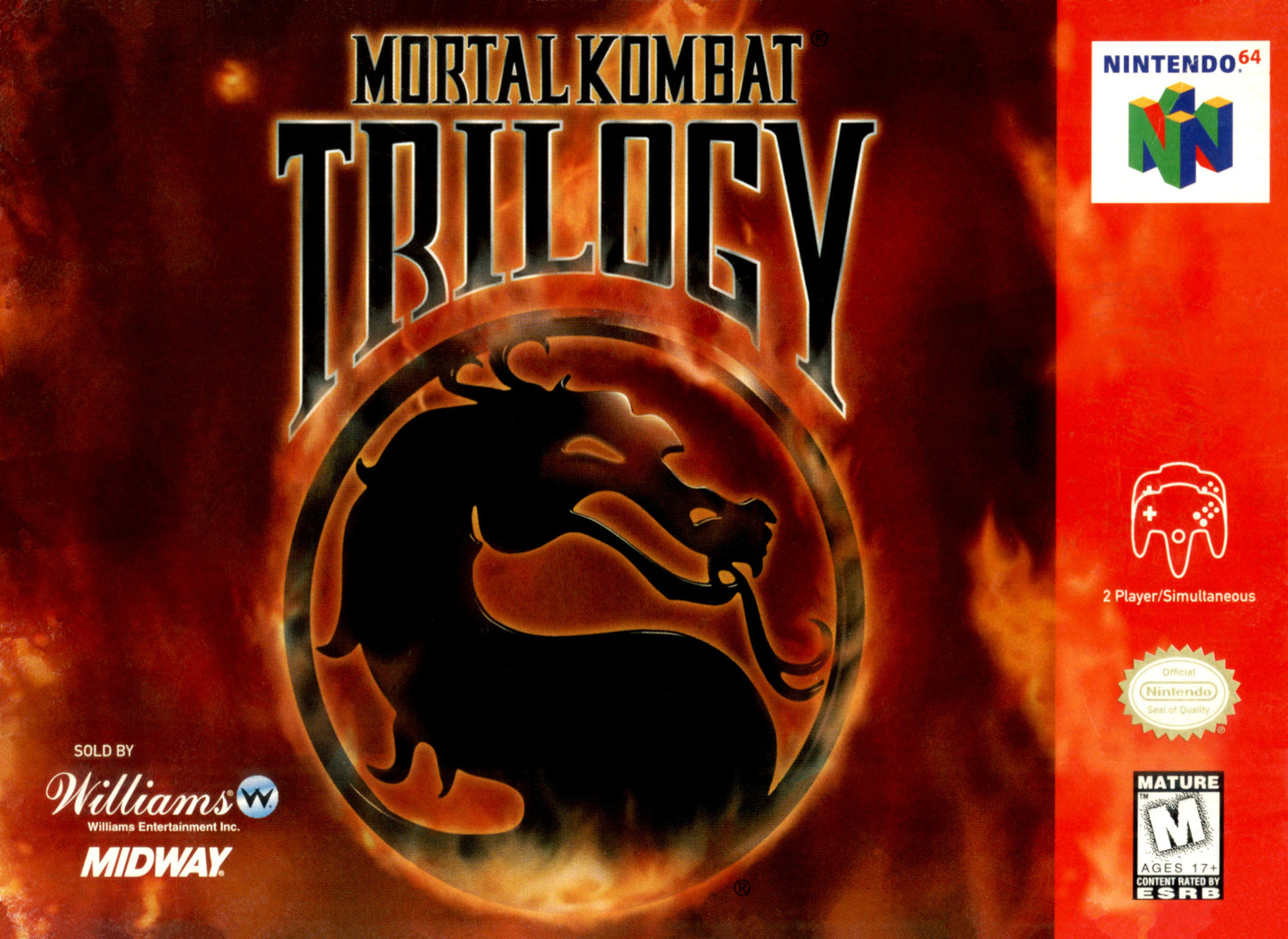 MORTAL KOMBAT TRILOGY - N64 (W/BOX)