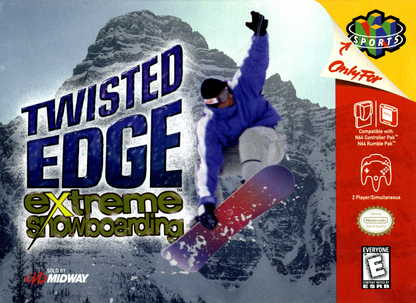 TWISTED EDGE - N64 (W/BOX & MANUAL)