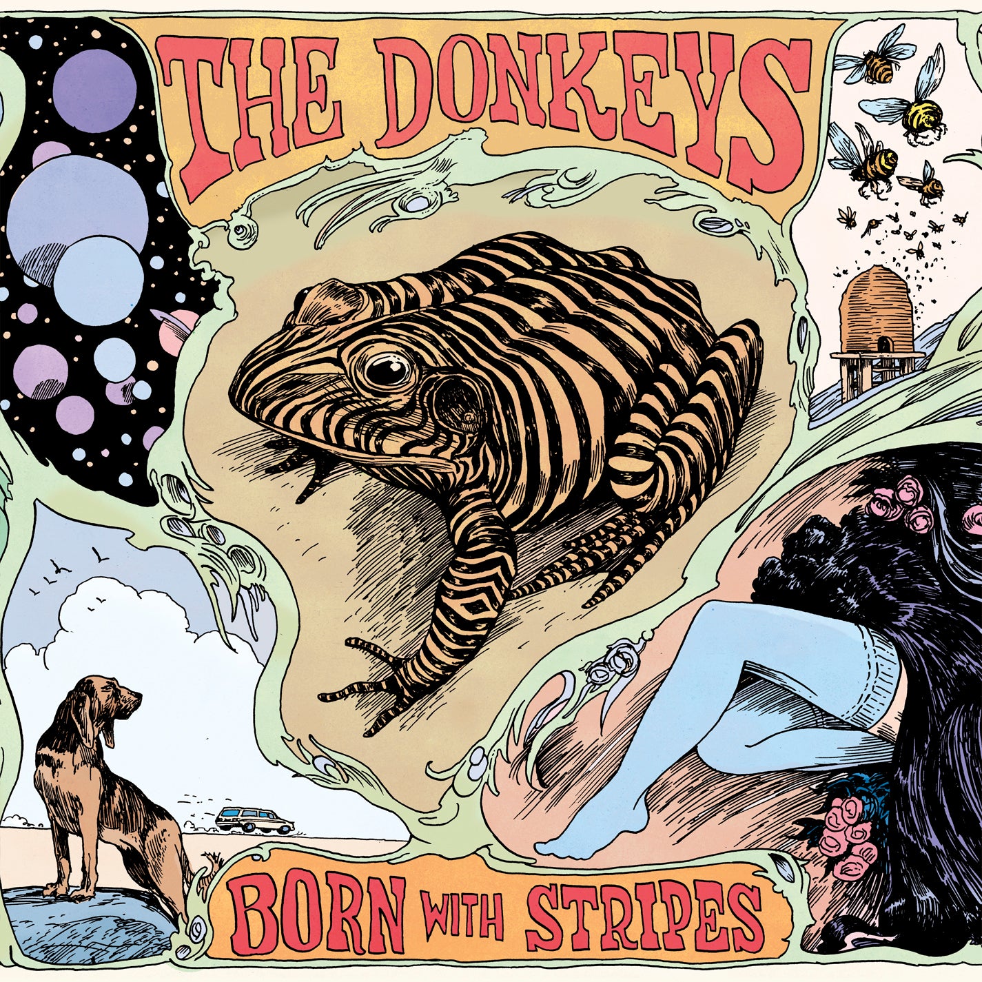 DONKEYS - BORN WITH STRIPES