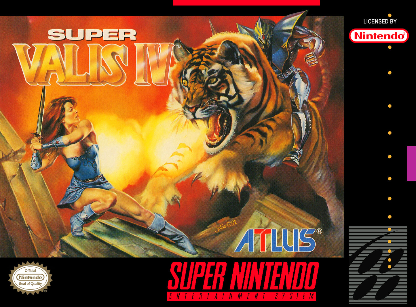 SUPER VALIS IV - SNES (W/BOX)