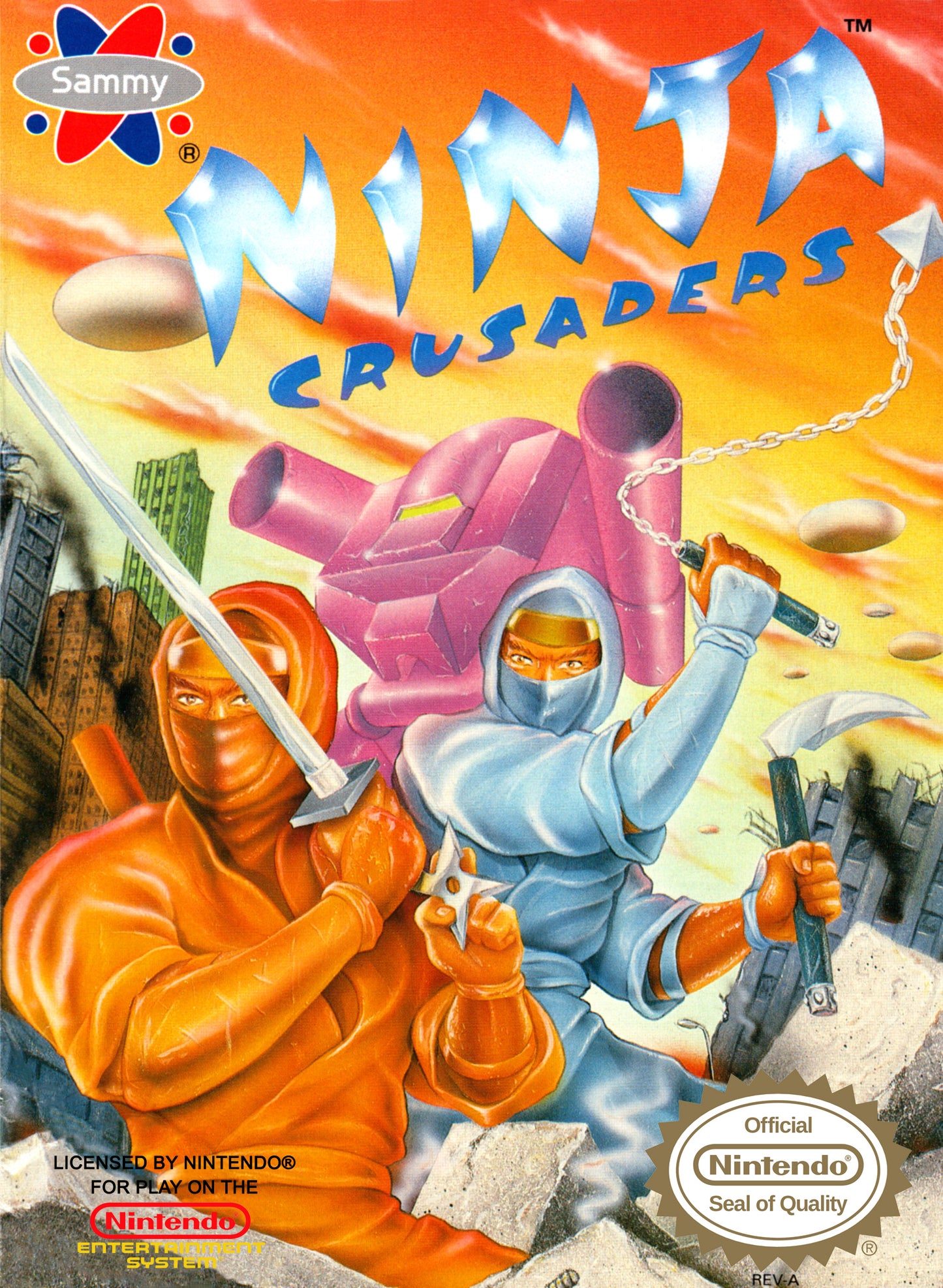 NINJA CRUSADERS - NES