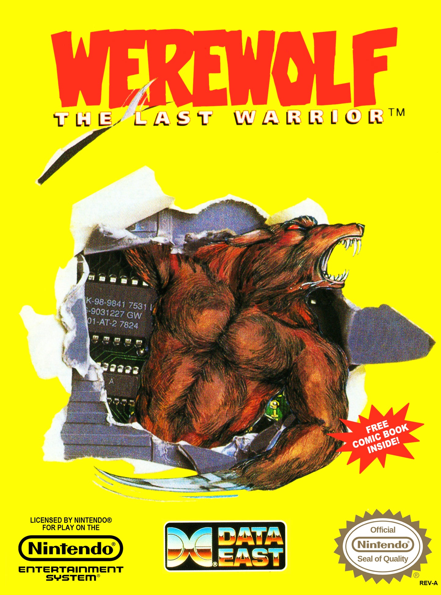 WEREWOLF - NES (W/BOX & MANUAL)