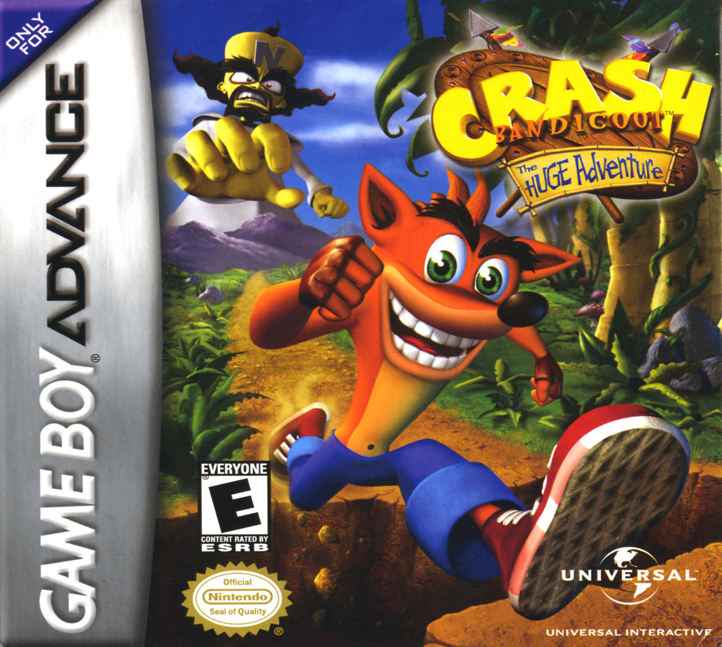 CRASH BANDICOOT: THE HUGE ADVENTURE - GBA