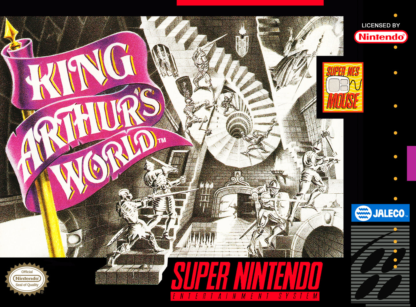 KING ARTHUR'S WORLD - SNES (W/BOX & MANUAL)