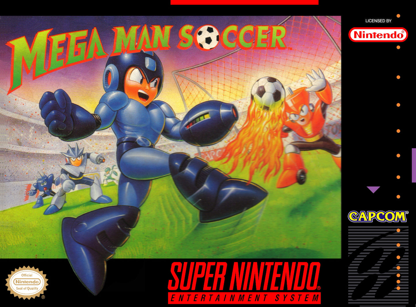 MEGA MAN SOCCER - SNES (W/BOX)