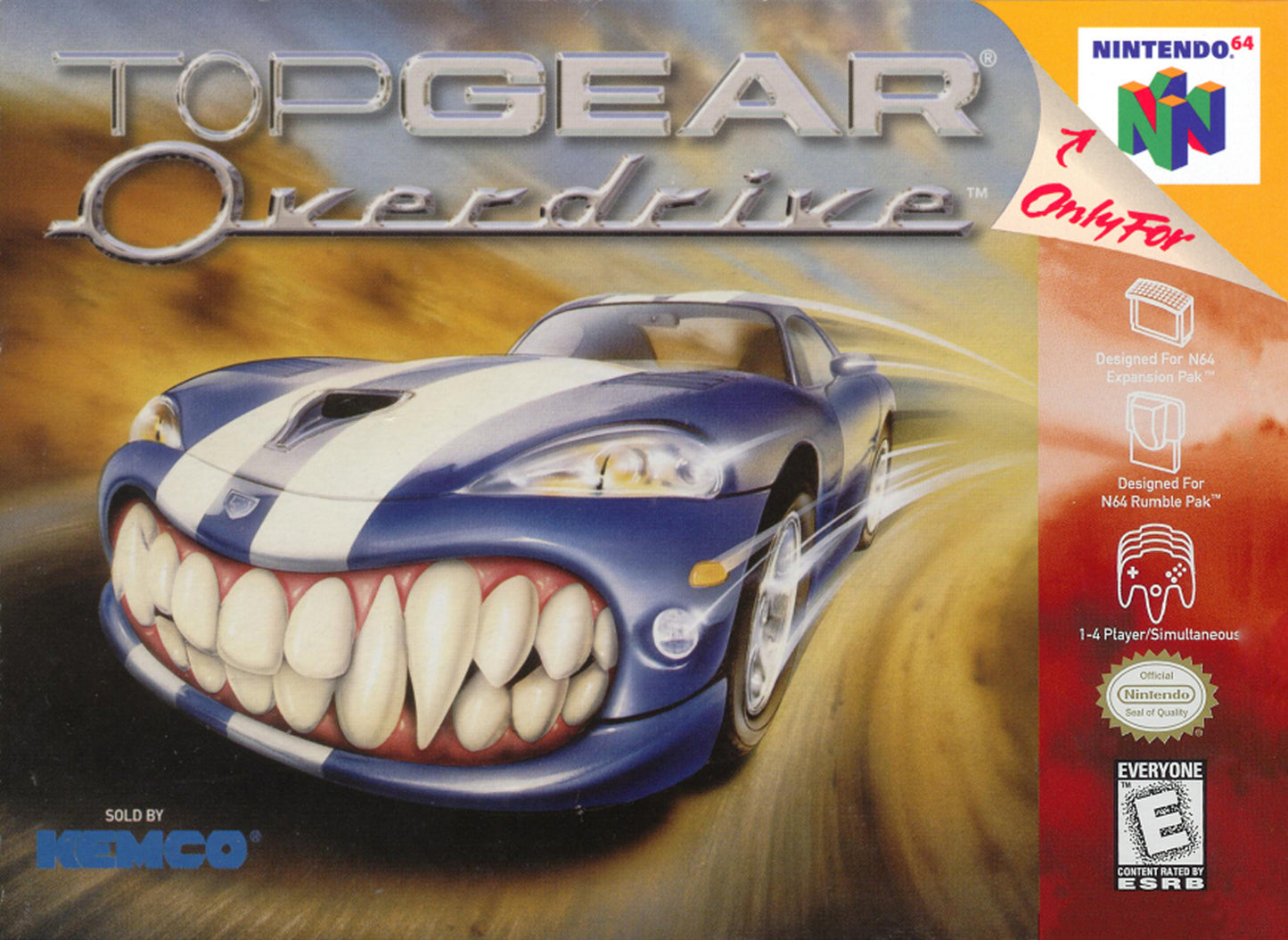 TOP GEAR OVERDRIVE - N64