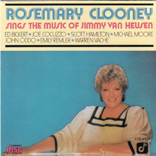CLOONEY, ROSEMARY - SINGS THE MUSIC OF JIMMY VAN HEUSEN