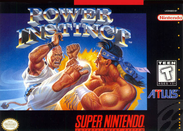 POWER INSTINCT - SNES (W/BOX & MANUAL)
