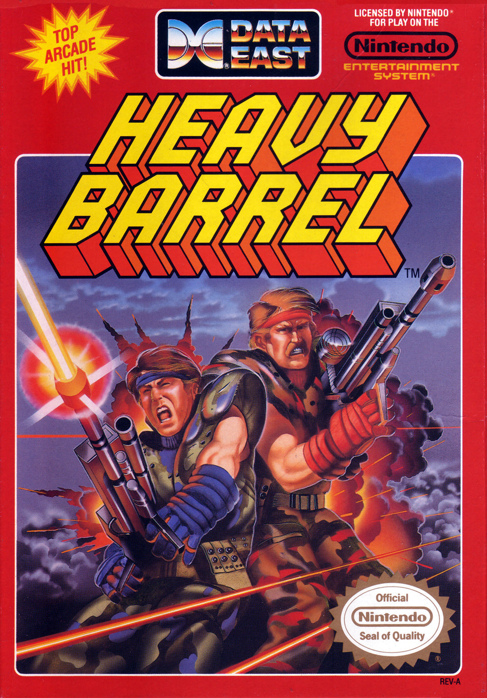 HEAVY BARREL - NES (W/BOX & MANUAL)