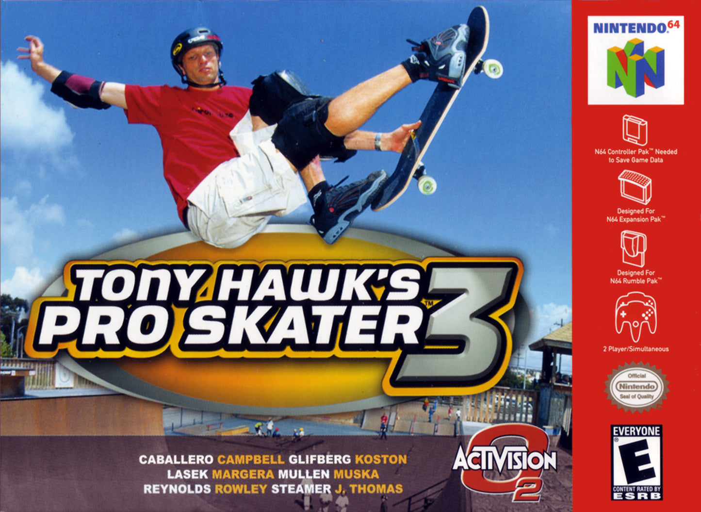 TONY HAWK'S PRO SKATER 3 - N64